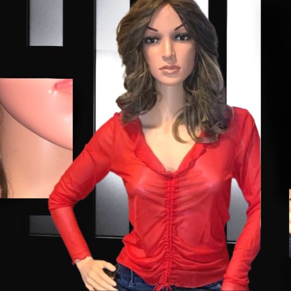 Tops - Red Besh Top